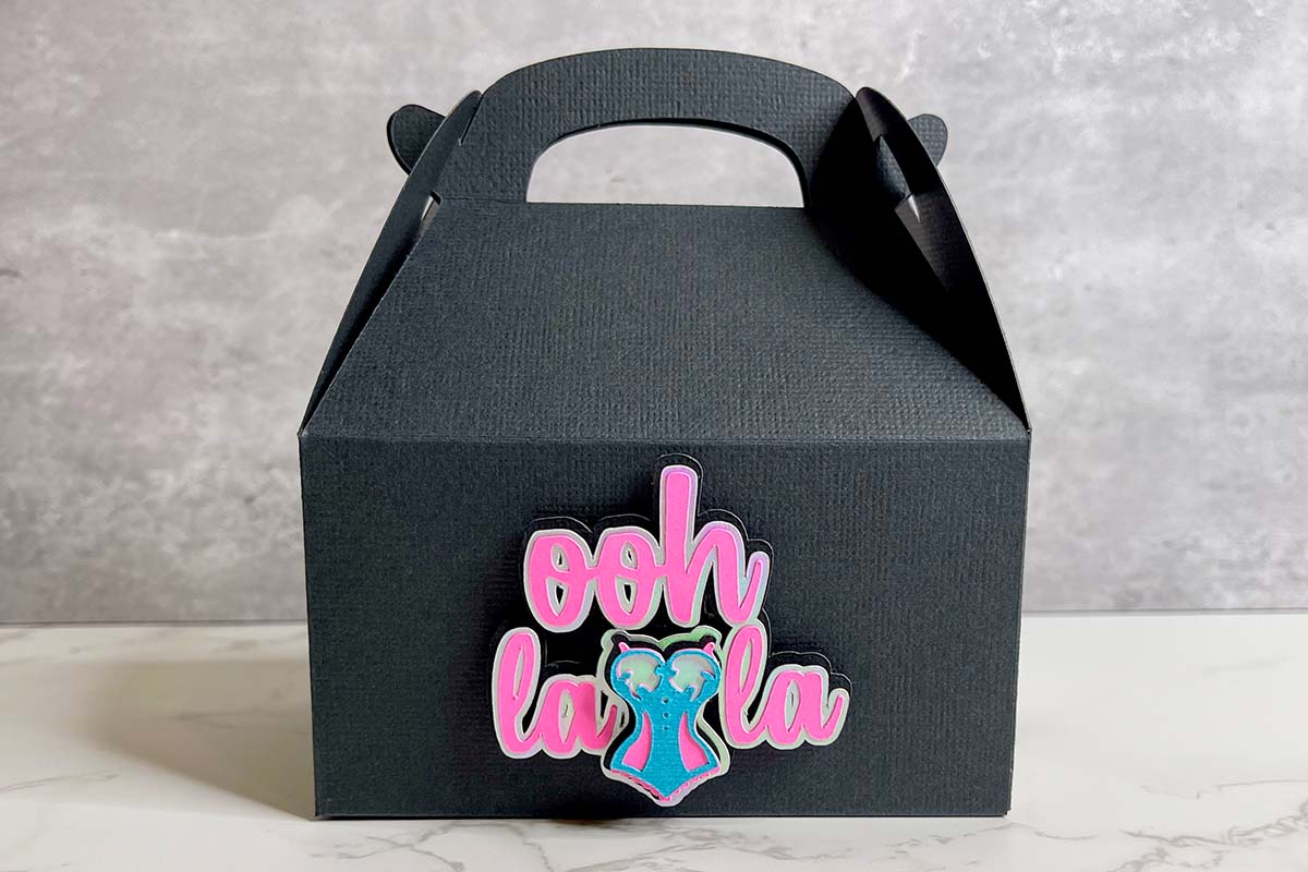 DIY Bridal Shower Party Favor Box