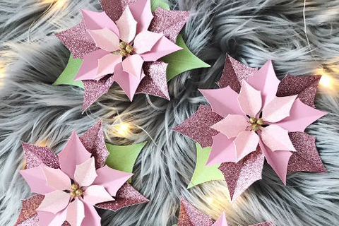 How To Make Paper Poinsettias