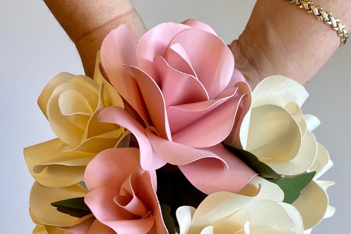 DIY Paper Flower Kit - Materials & Instructions for DIY Wedding Bouquet