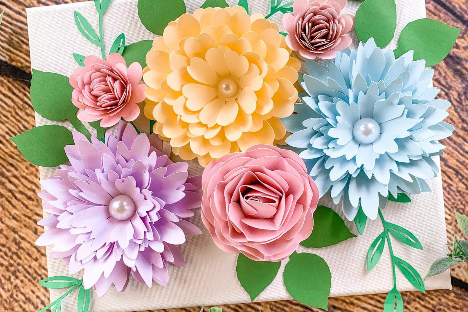 How to make paper flower bouquet step by step tutorial - miss mv