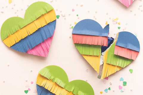 Paper Pinata Valentine Classroom Treat