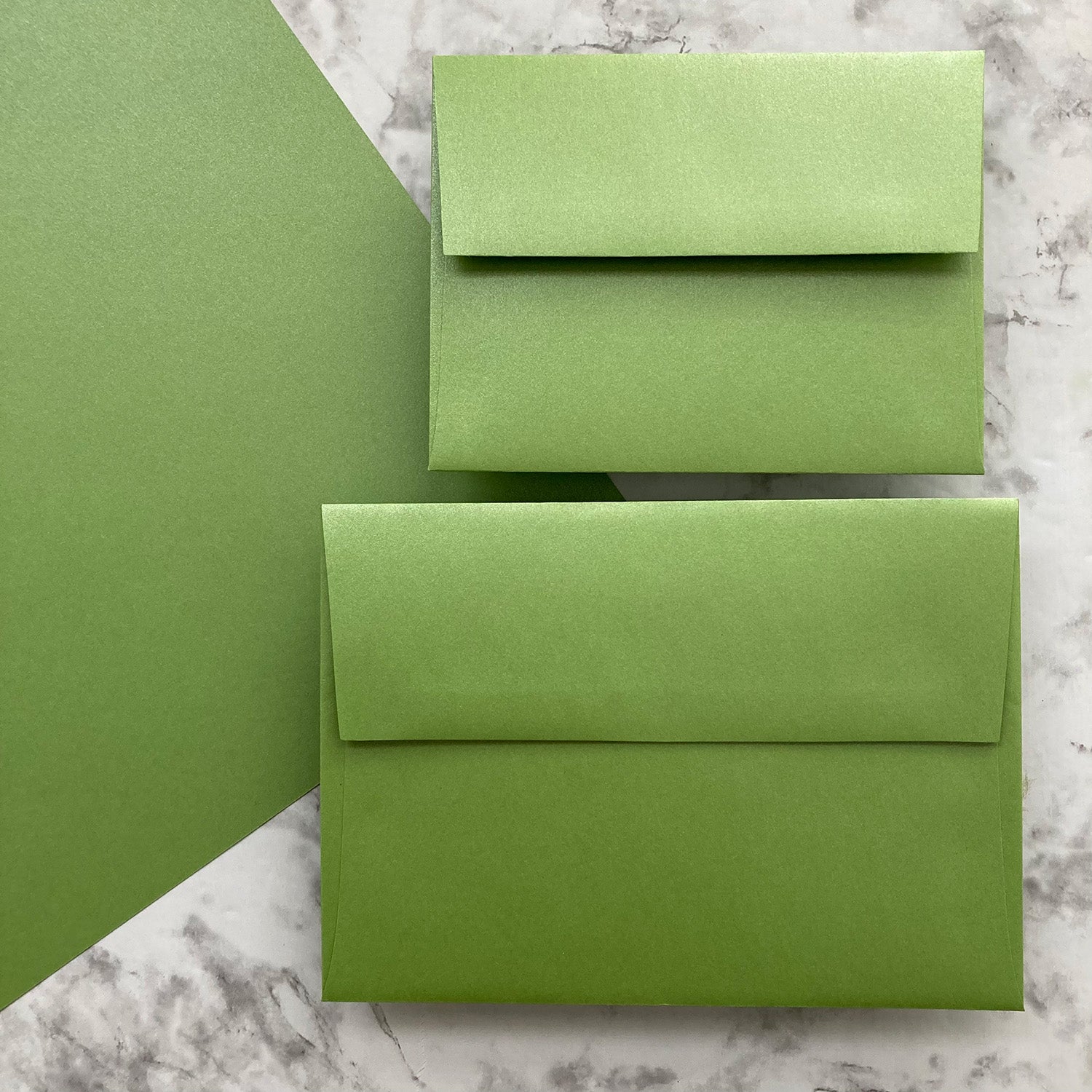 Green Envelopes The 12x12 Cardstock Shop