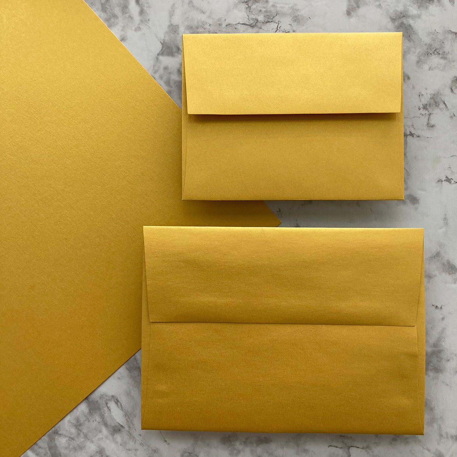 Gold Envelopes The 12x12 Cardstock Shop