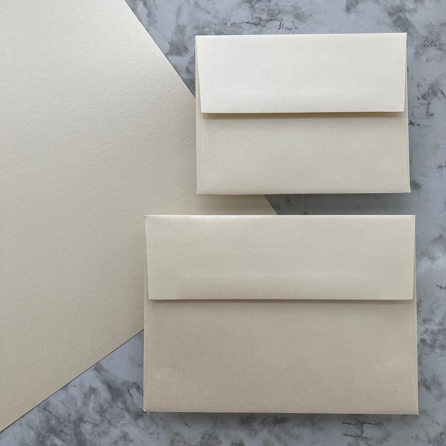 White and Cream Envelopes The 12x12 Cardstock Shop