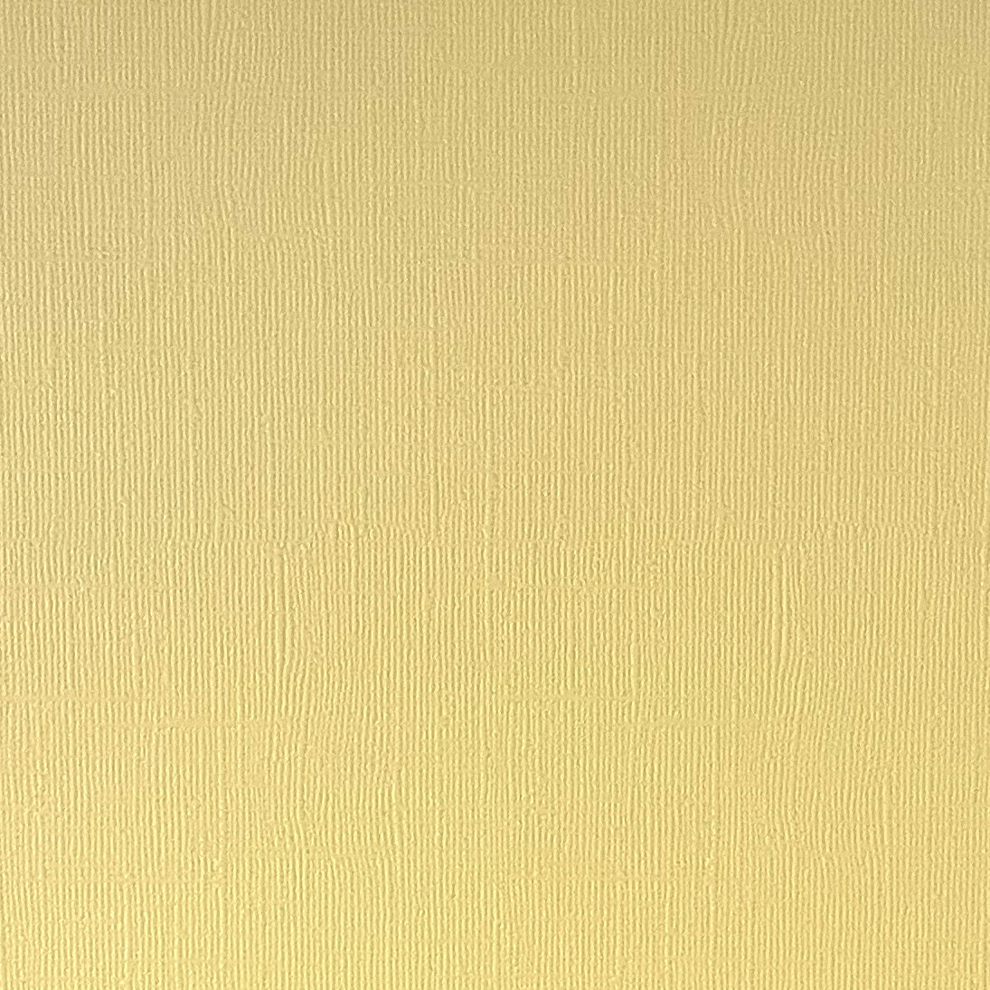 BANANA PUDDING 12x12 Textured Pale Yellow Cardstock Encore Paper