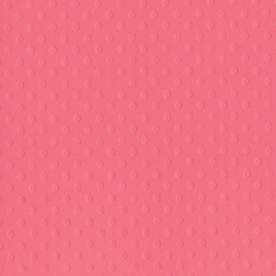 CORAL REEF 12x12 Dotted Swiss cardstock from Bazzill Basics Paper - coral pink in color