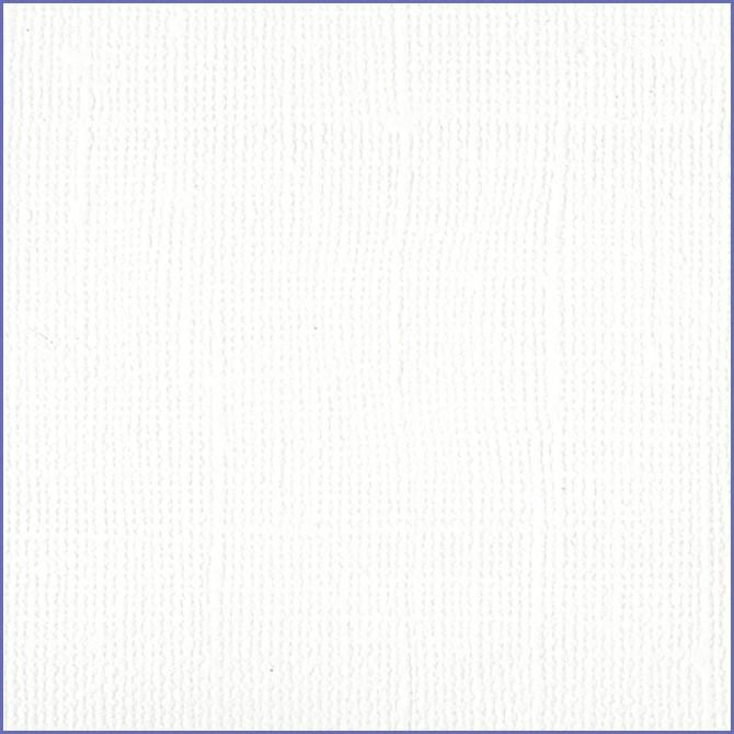 BAZZILL WHITE 12x12 White Cardstock Bazzill Textured Scrapbook