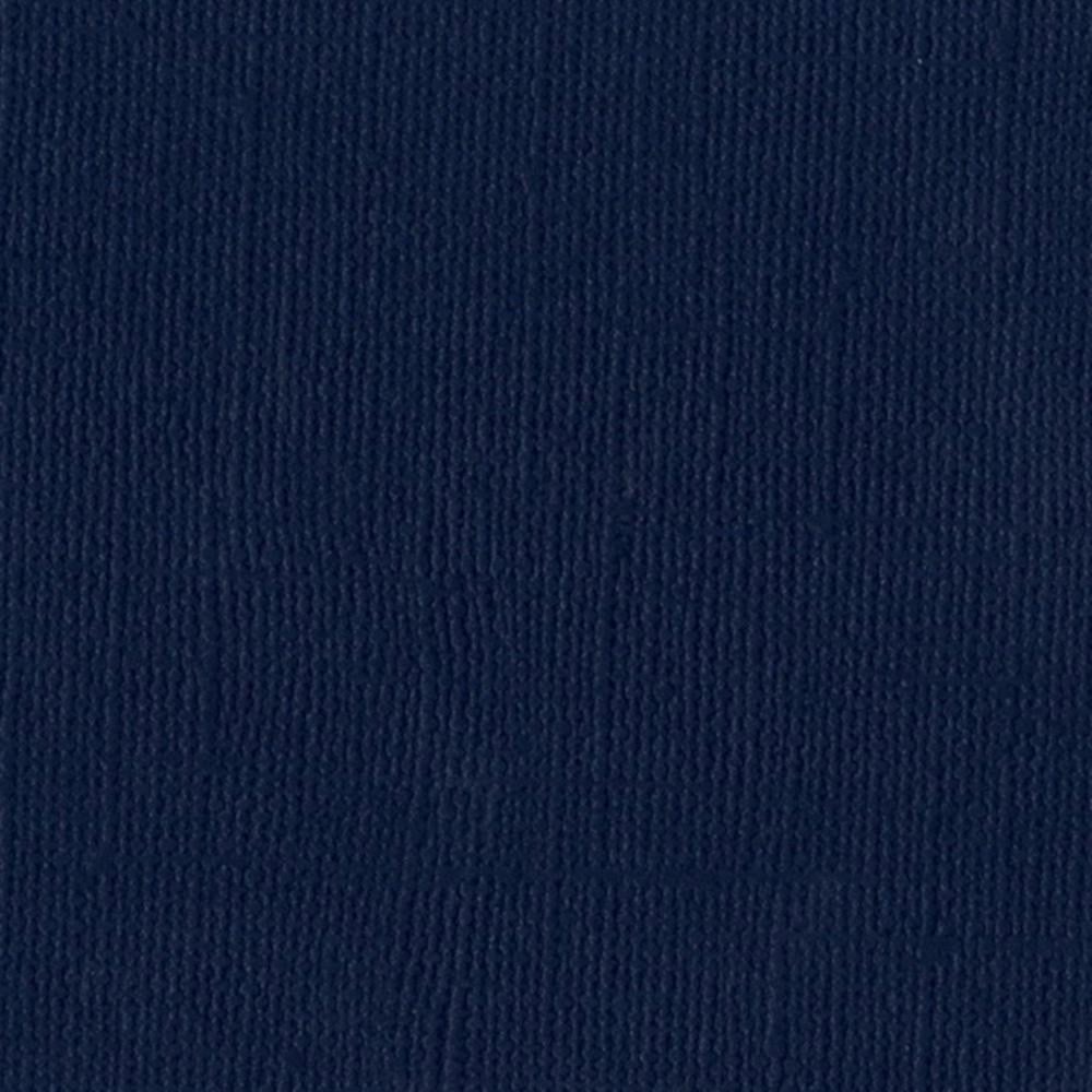 Admiral - 12x12 Navy Blue Cardstock - Textured 80 lb by Bazzill Single