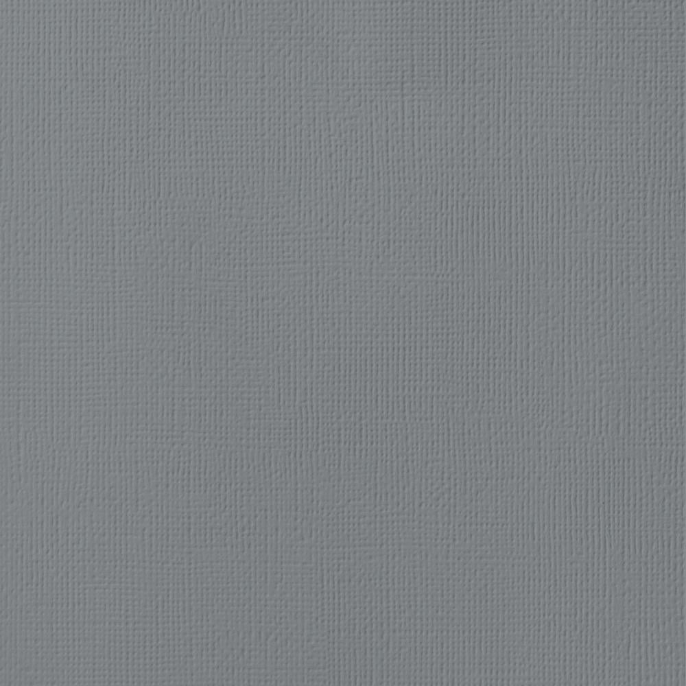 CHARCOAL – 12x12 gray Cardstock American Crafts 80 lb Scrapbook