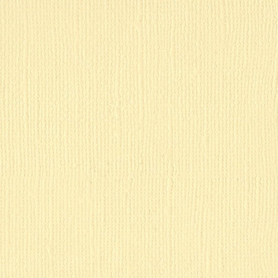 Chiffon – 12x12 Light Yellow Cardstock 80 lb Textured Scrapbook Paper Single by Bazzill Basics