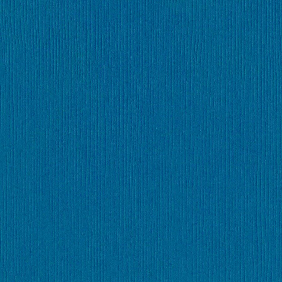 CLASSIC BLUE 12x12 Blue Cardstock Textured Bazzill Scrapbook Paper