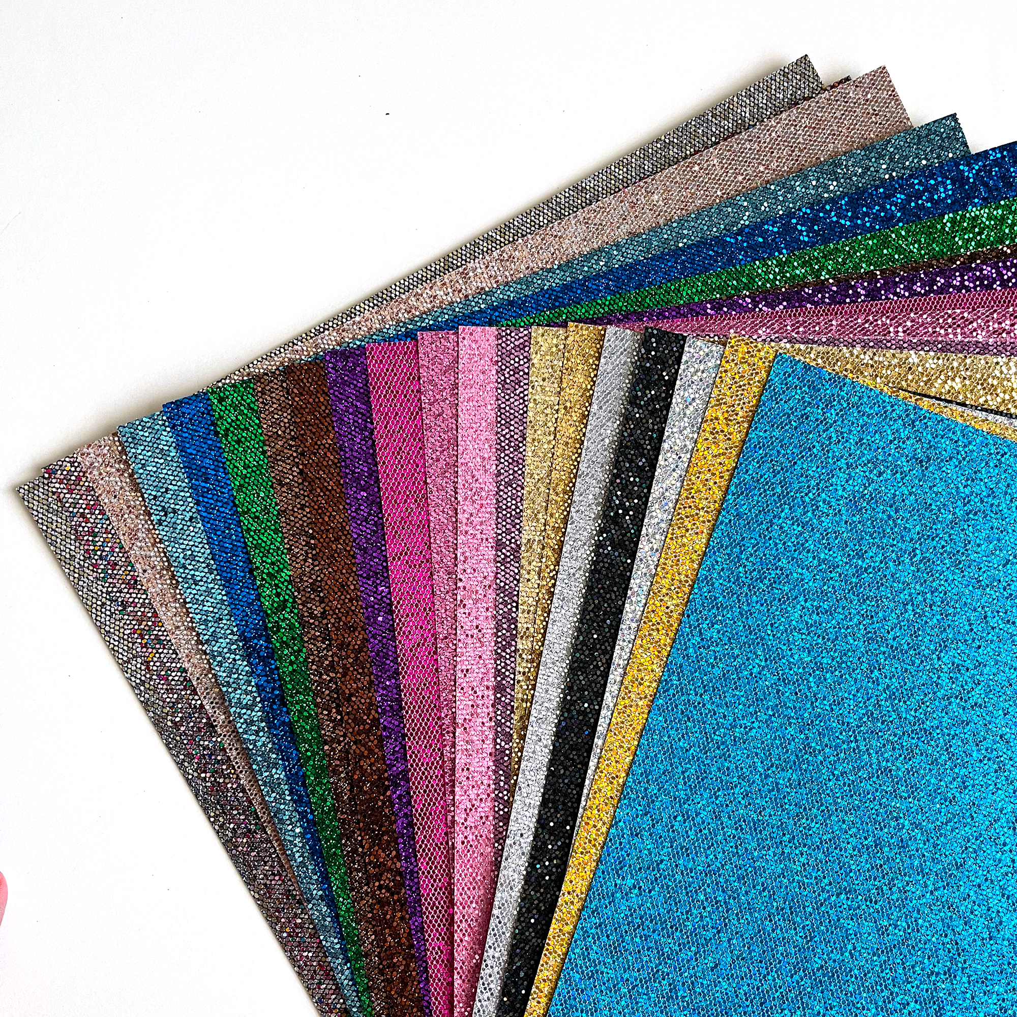 Glitter Luxe Neon Glitter Cardstock Variety Pack - 16 Sheets - 12x12 Cardstock Shop