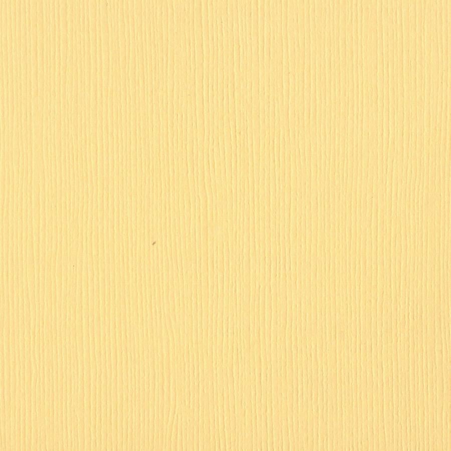 POLLEN 12x12 Yellow Cardstock 80 lb Textured Bazzill Scrapbook Paper