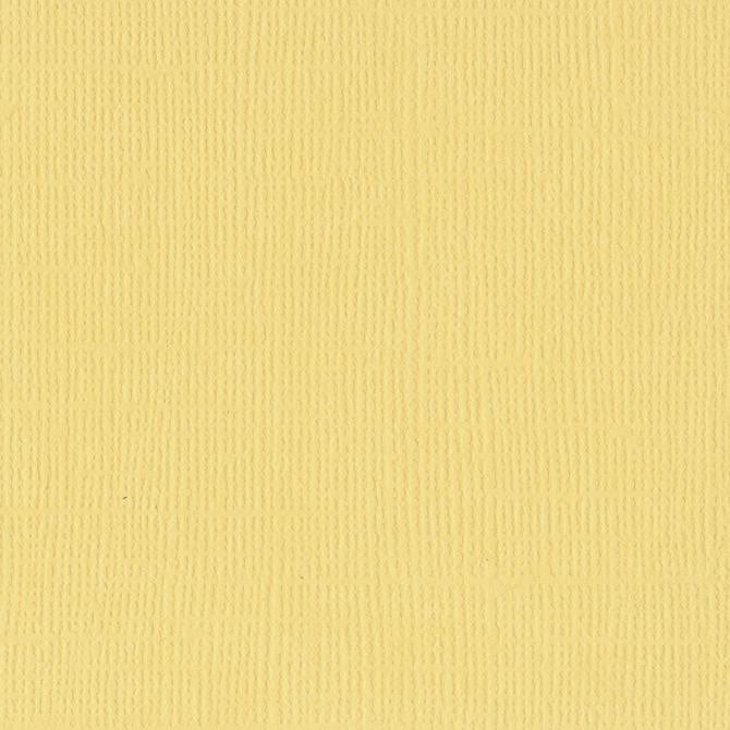 SUNBEAM 12x12 Yellow Cardstock 80lb Textured Bazzill Scrapbook Paper