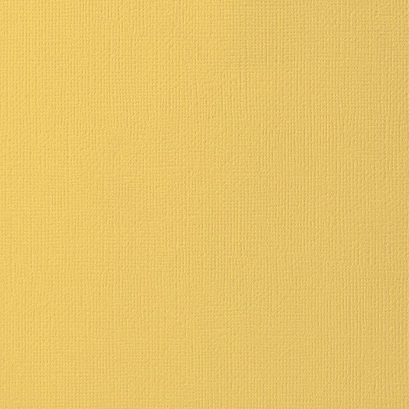 SUNFLOWER yellow cardstock - 12x12 inch - 80 lb - textured scrapbook paper - American Crafts