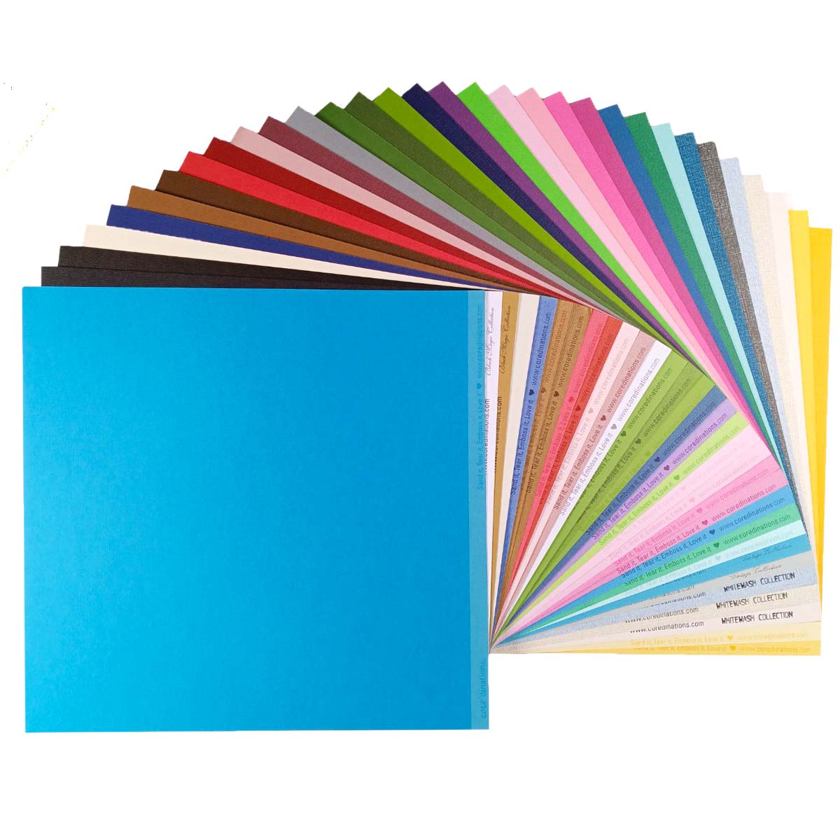 SANDABLE CARDSTOCK VARIETY PACK 33 Sheets Core'dinations The
