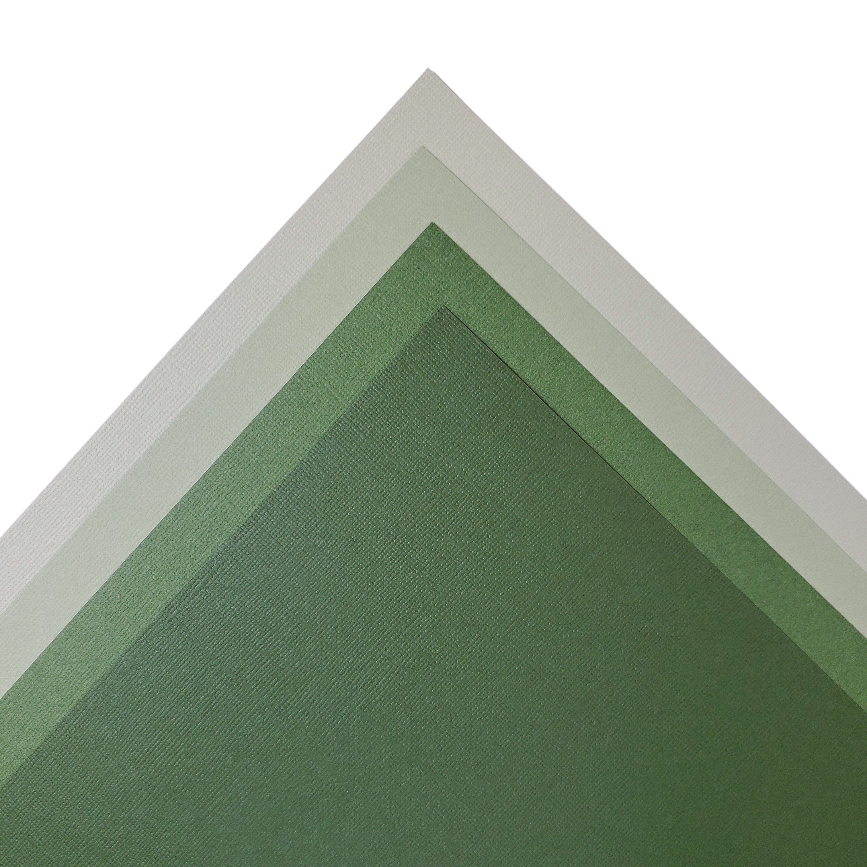DARK GREEN MONO CARDSTOCK VARIETY PACK 12 Sheets BAZZILL 12x12 Car