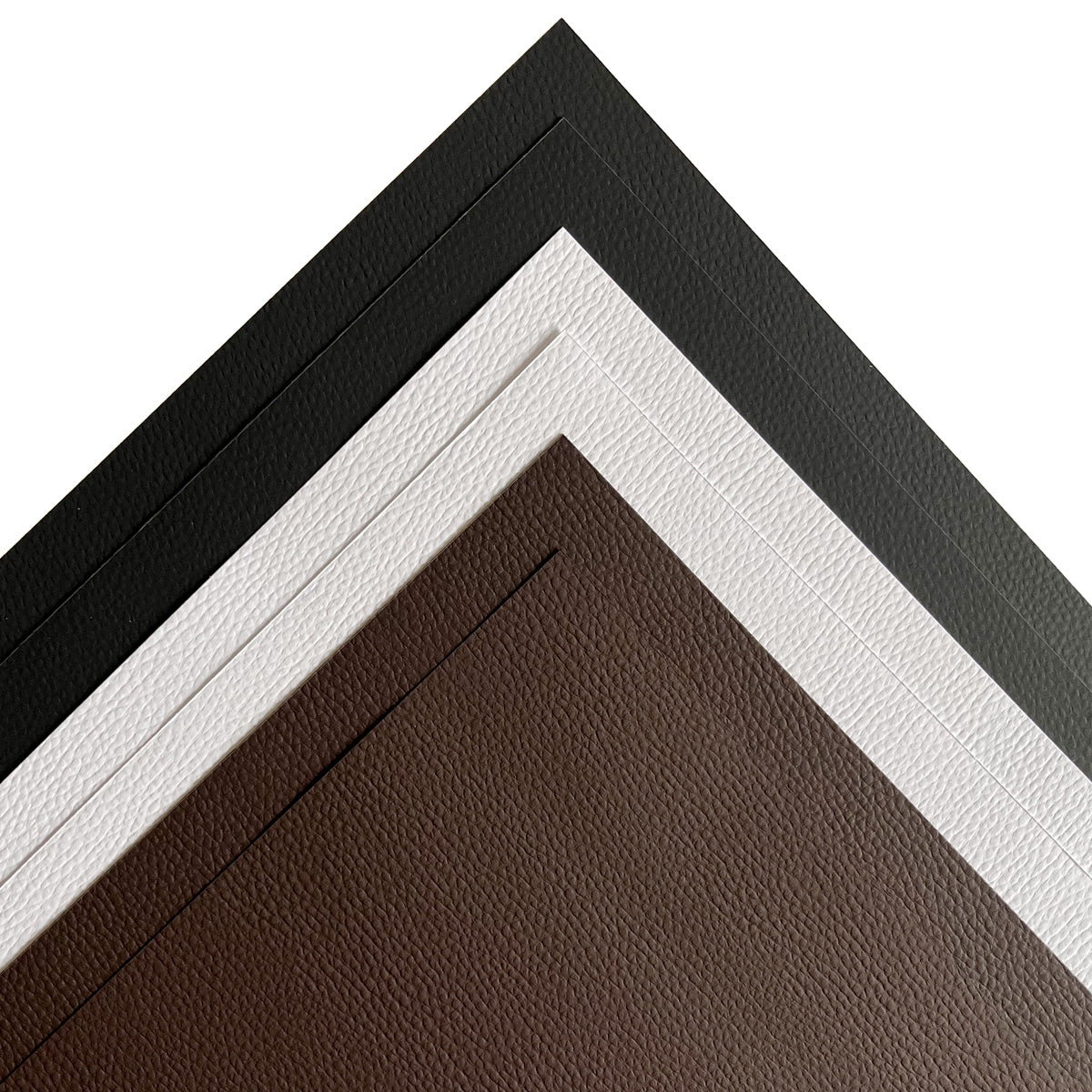 Leatherlike 12x12 Faux Leather Cardstock Variety Pack 6 Sheets The