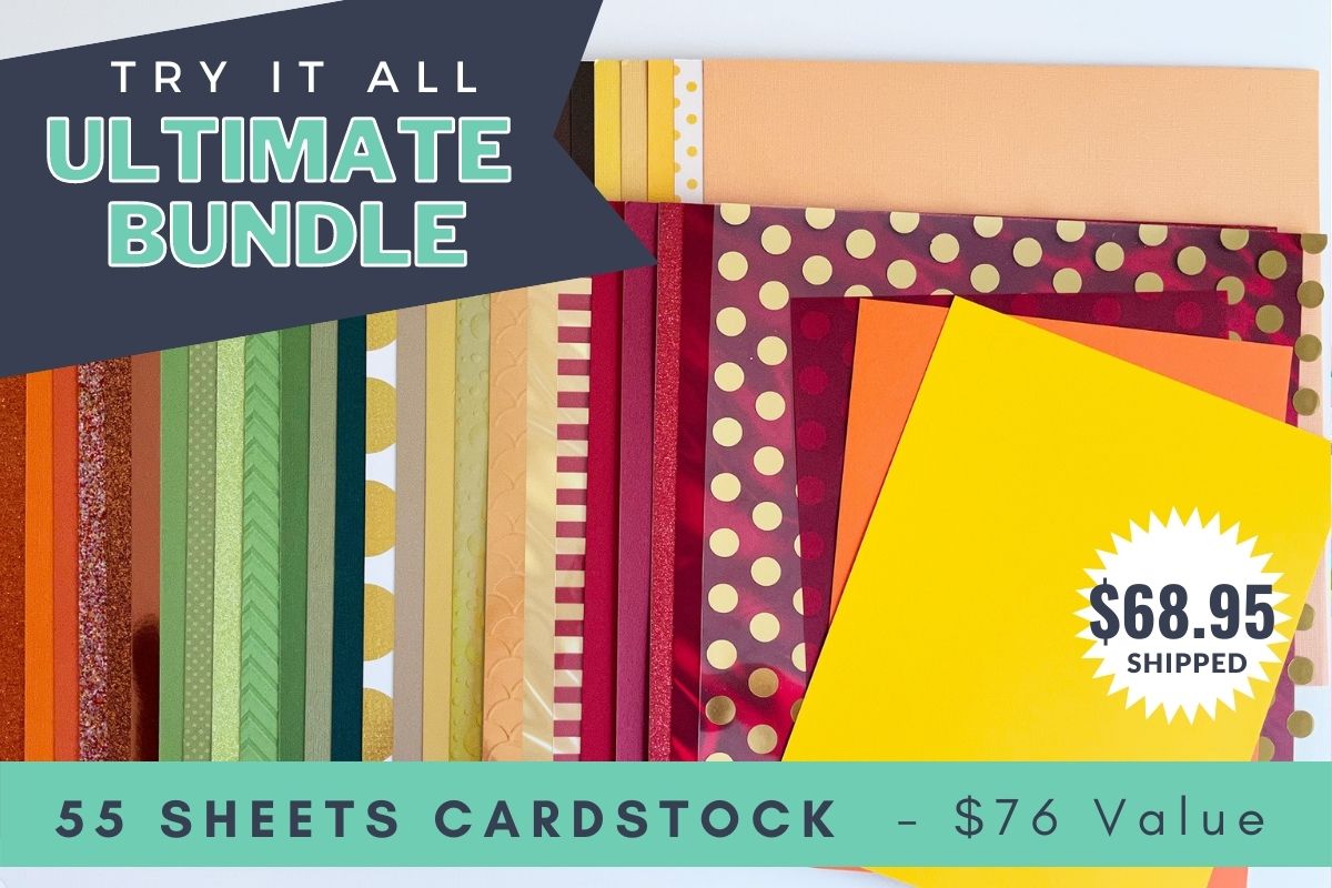 Try It All Ultimate Cardstock Kit - Great Gift for Crafters