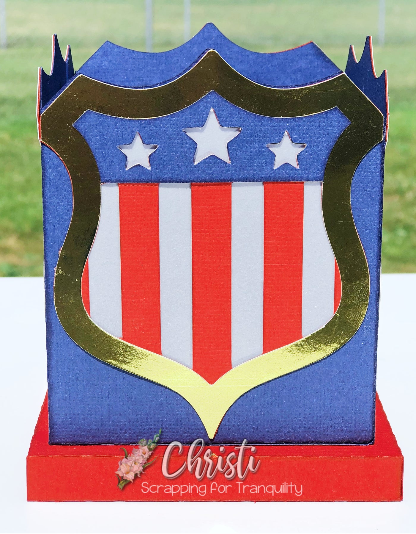 Patriotic Tealight Holder