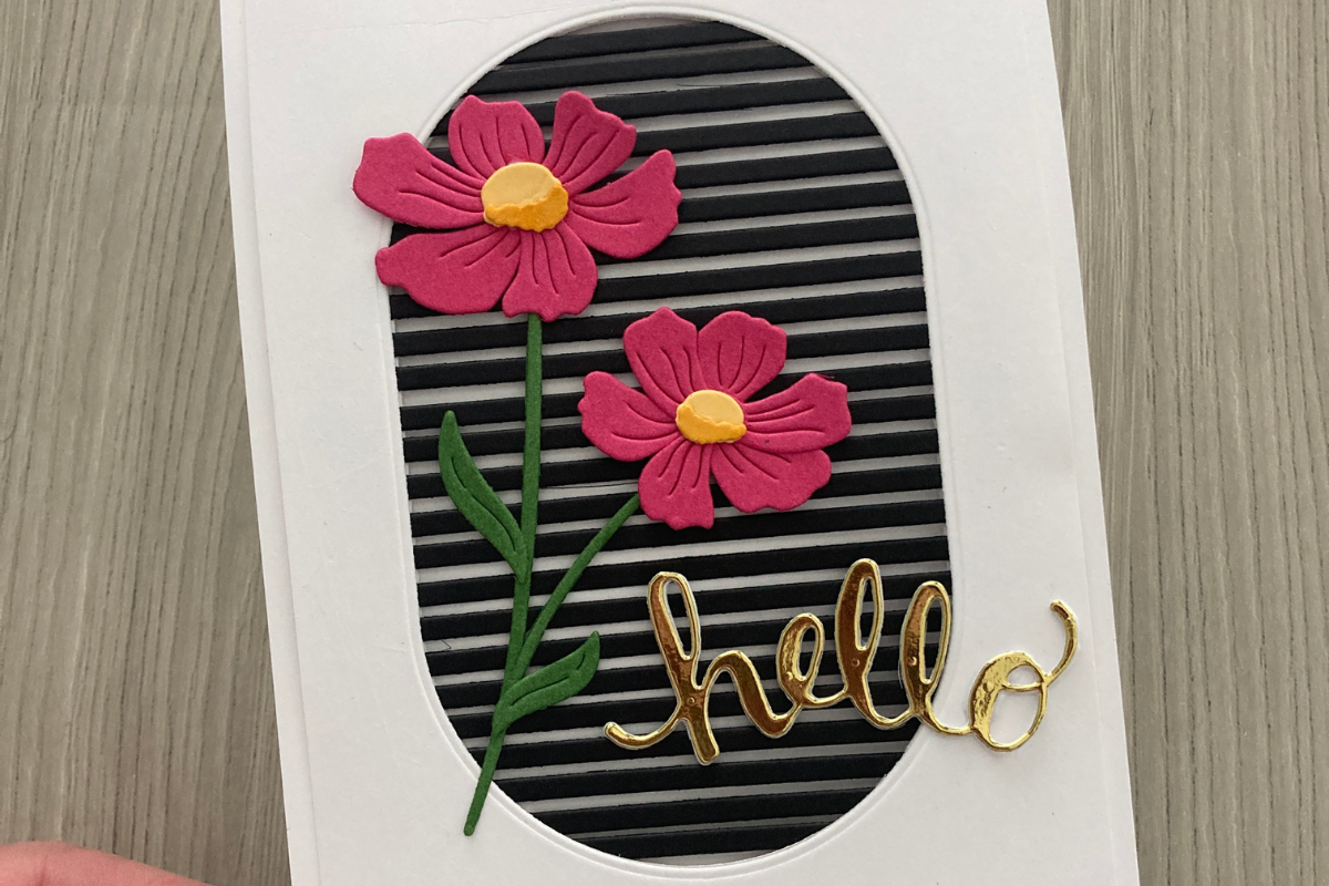 Paper Strip Window Card Tutorial