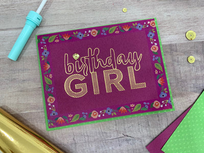 Make a Custom Foiled Birthday Card with the Foil Quill