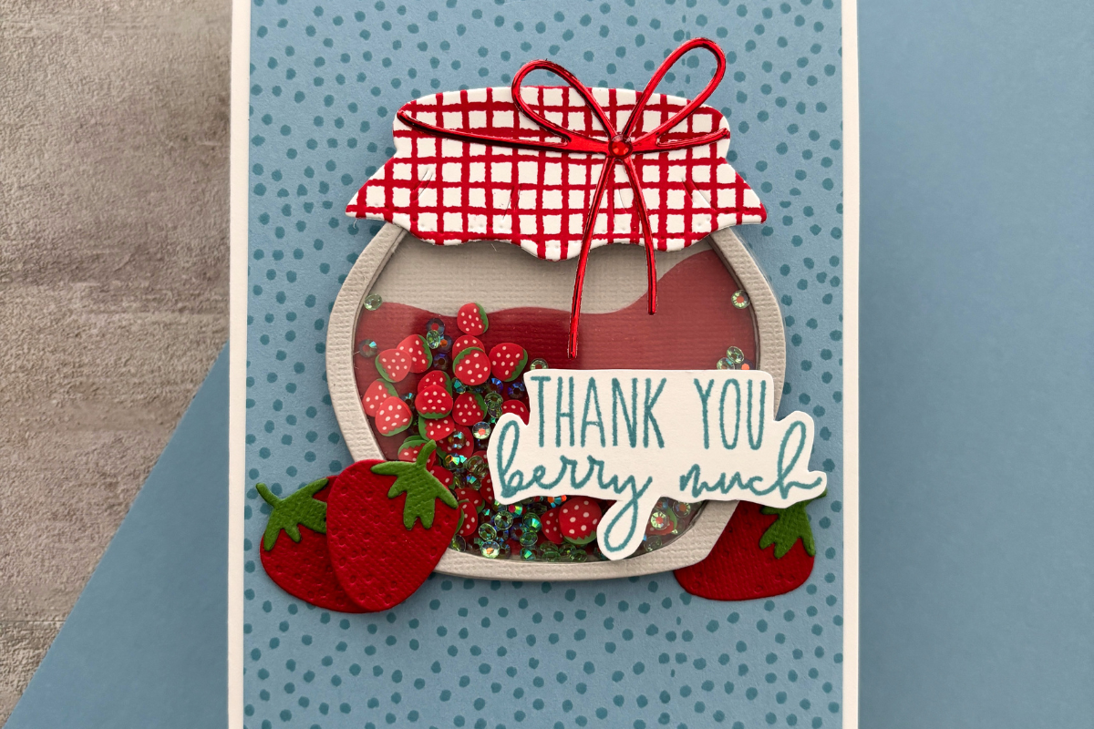 How To Make a Die Cut Into a Shaker - Jam Shaker Card
