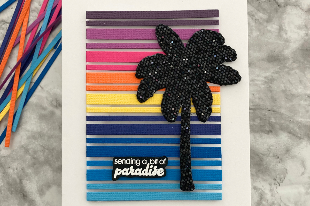 Floating Sunset Handmade Card