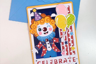 Dreaming Tree Clown Card + Beginner Card Making Tip