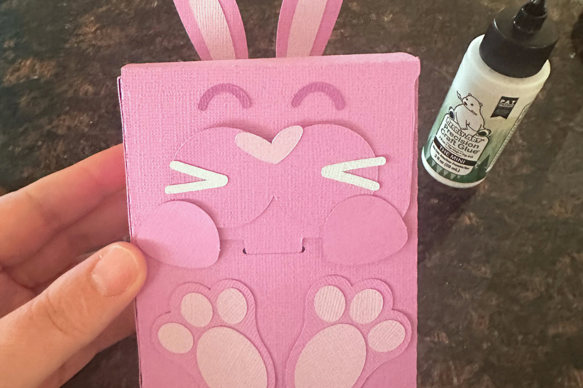 Easter Bunny Paper Treat Box | Silhouette or Cricut Project