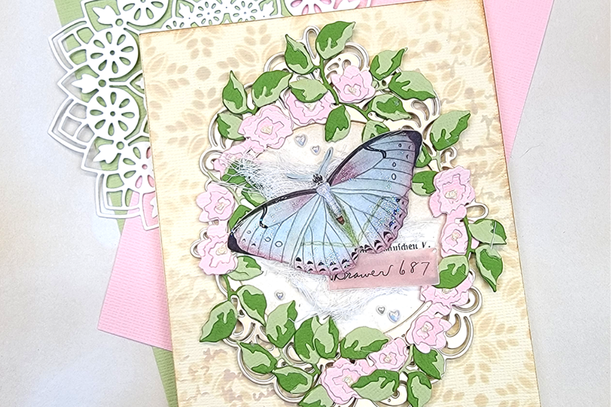 Junk Journal Inspired Mixed Media Card