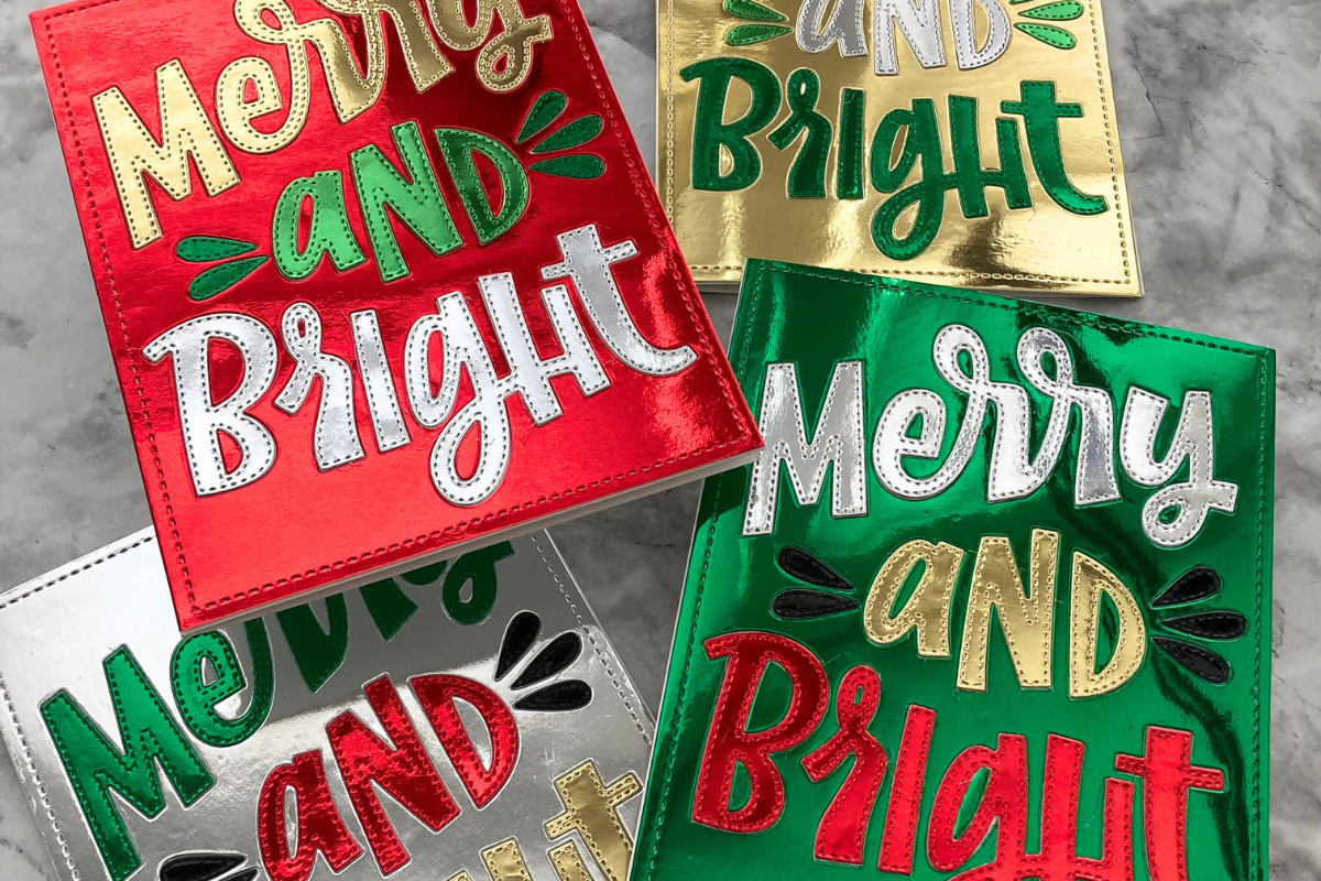 Christmas Card Die Cut Hack