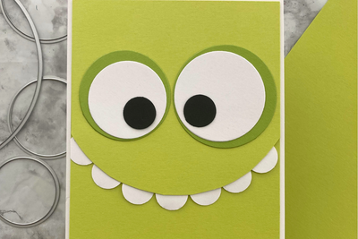 Kid's Halloween Crafts - Easy Cards Using Basic Shapes
