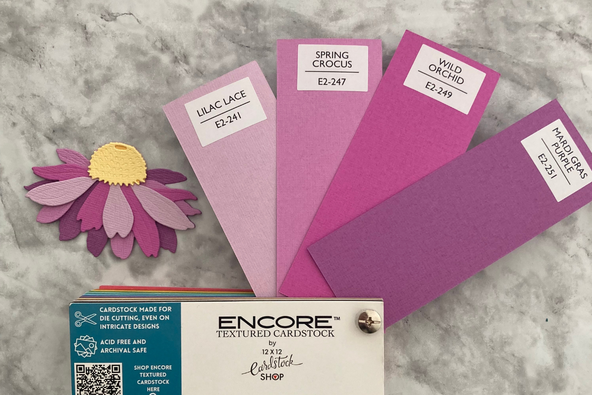 Ombre Effect Color Ideas With Cardstock