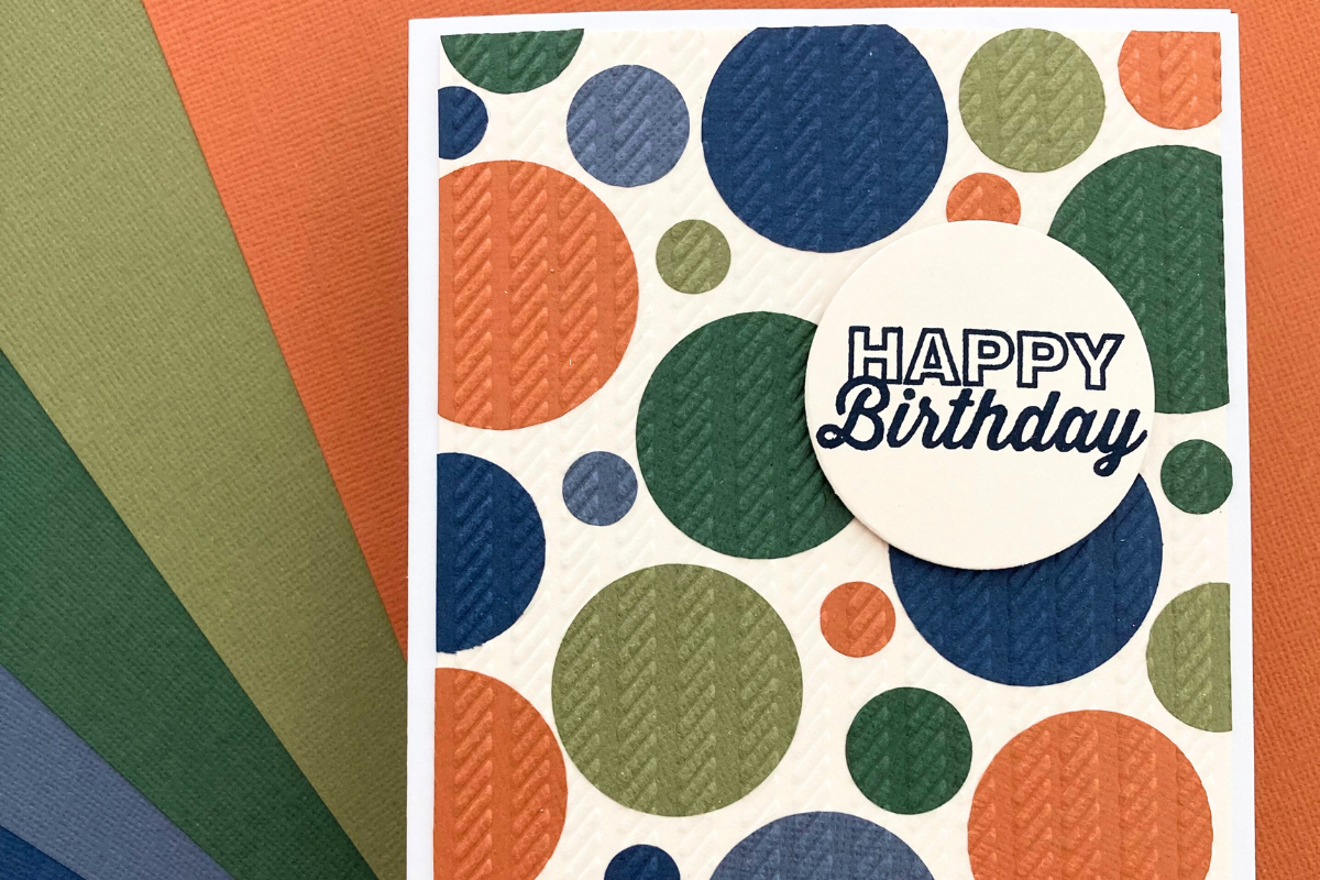 Easy Handmade Card Background Idea | Make Your Own Patterned Paper