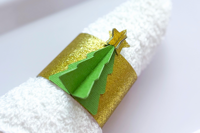 DIY Christmas Tree Napkin Ring