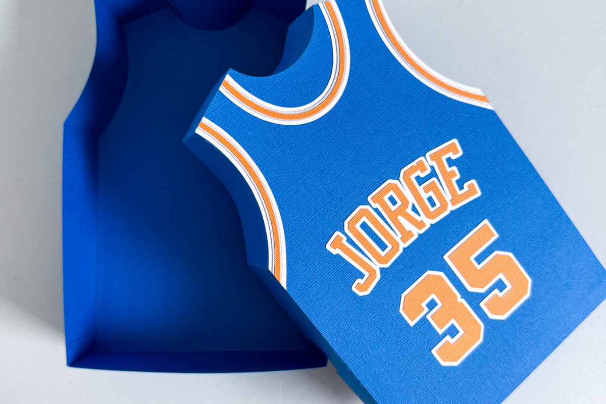 DIY Basketball Themed Party Favor Box