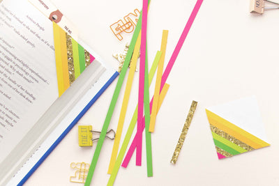 Origami Bookmark Corners Scrap Buster Project