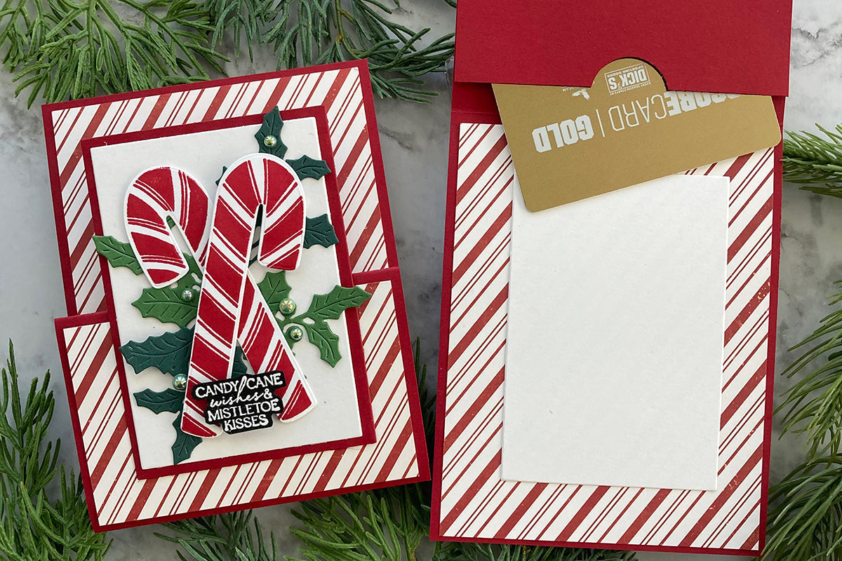 Gift Card Holder Fun Fold Christmas Card – The 12x12 Cardstock Shop