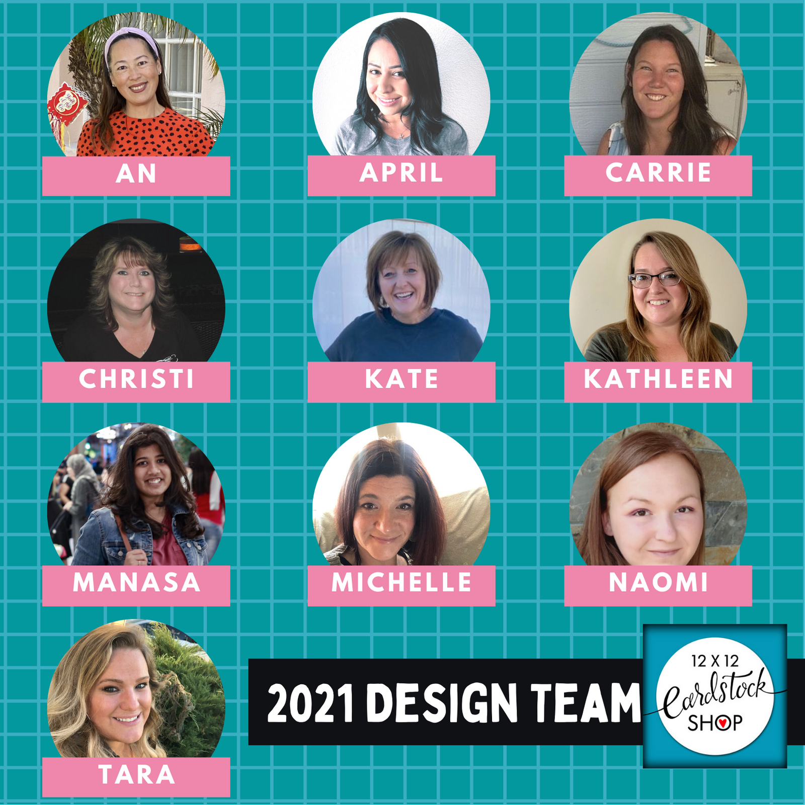Fall 2021 12x12 Cardstock Shop Design Team