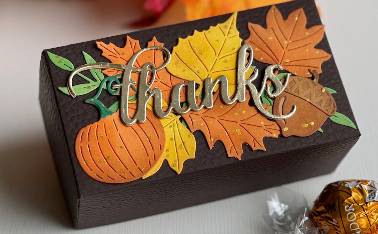 Fall Card Box Handmade Small Box for Gift Cards or Treats (No Dies Required) – The ...