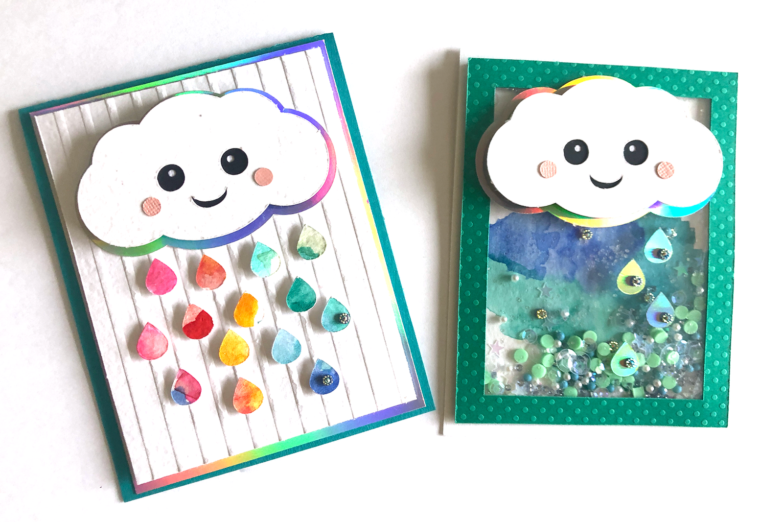 FREE Happy Rain Cloud Cut File