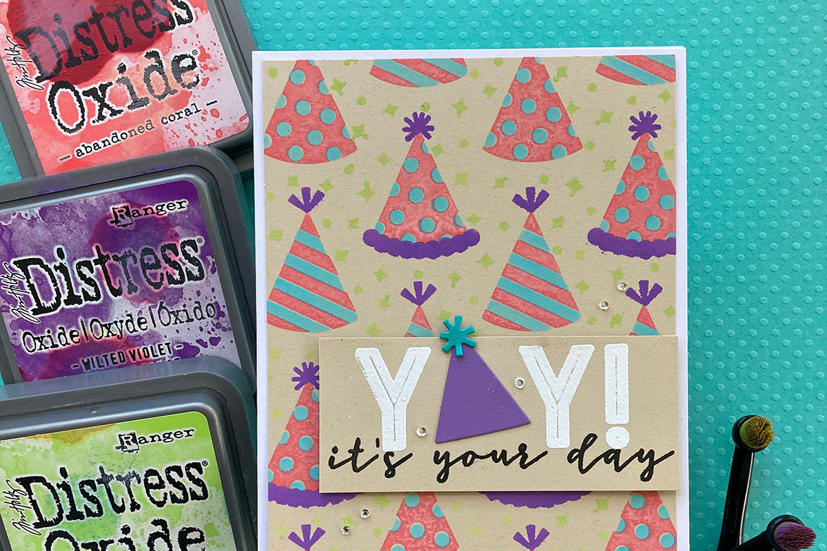 Tips for Stamping with Distress Oxide Inks