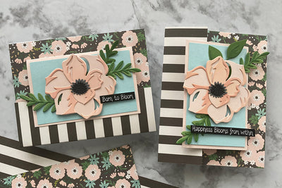 Patterned Paper Fun Fold Card Template