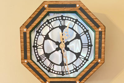 Dimensional Paper Clock for Father's Day