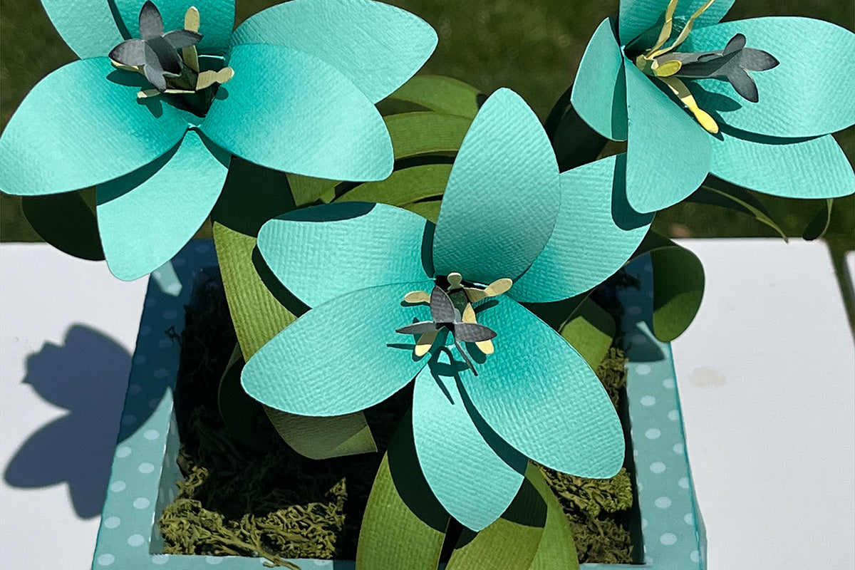 making paper lilies