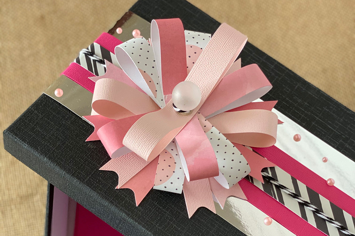 how to make a paper bow