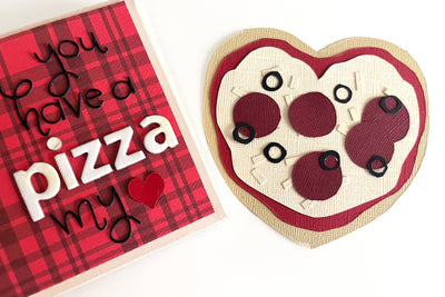 Simple Valentine Pizza Gift Card Box