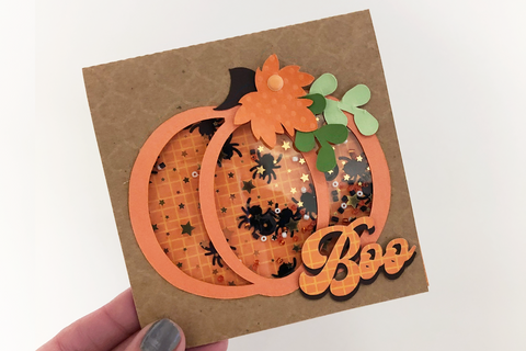 Pumpkin Shaker Card Tutorial