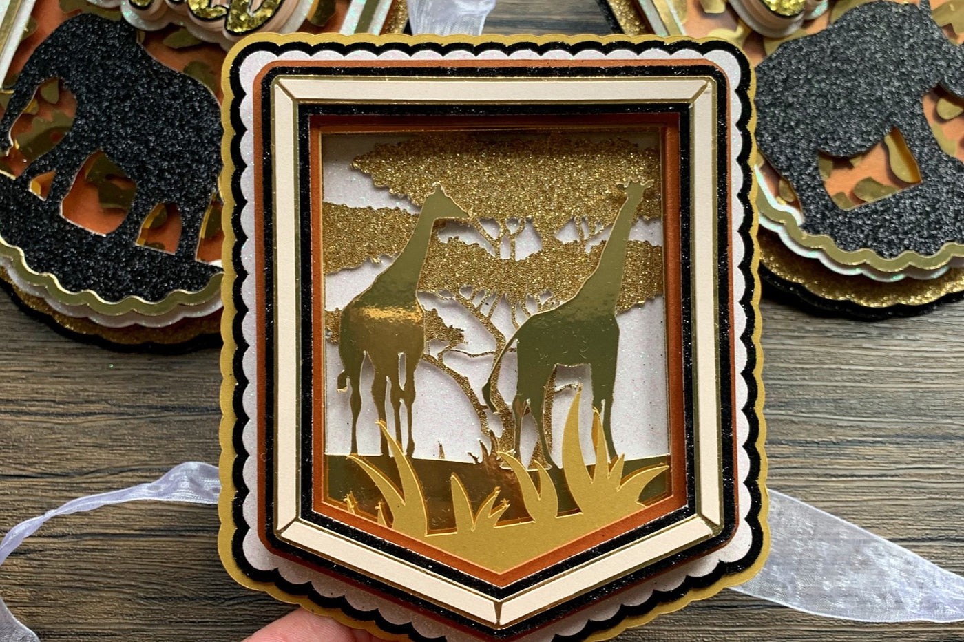 DIY Gold Safari Banner